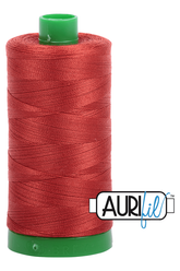 Aurifil Mako 40wt 2-ply Cotton 1000 m 1094 yd. spool - 2395 Pumpkin Spice